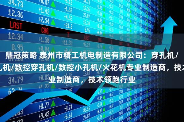 鼎冠策略 泰州市精工机电制造有限公司：穿孔机/电火花穿孔机/数控穿孔机/数控小孔机/火花机专业制造商，技术领跑行业