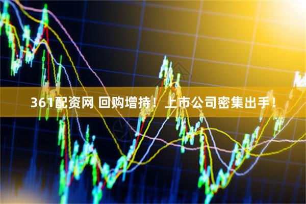 361配资网 回购增持！上市公司密集出手！